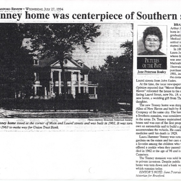 Pictures of the Past: Tenney House #2