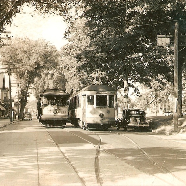 Trolleys on Main Street
