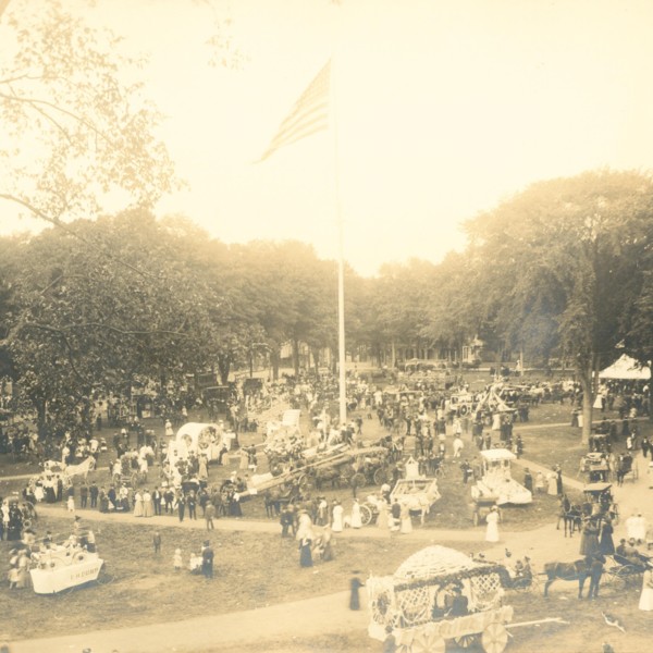 1906 Carnival: Village Green Looking Toward Band Stand