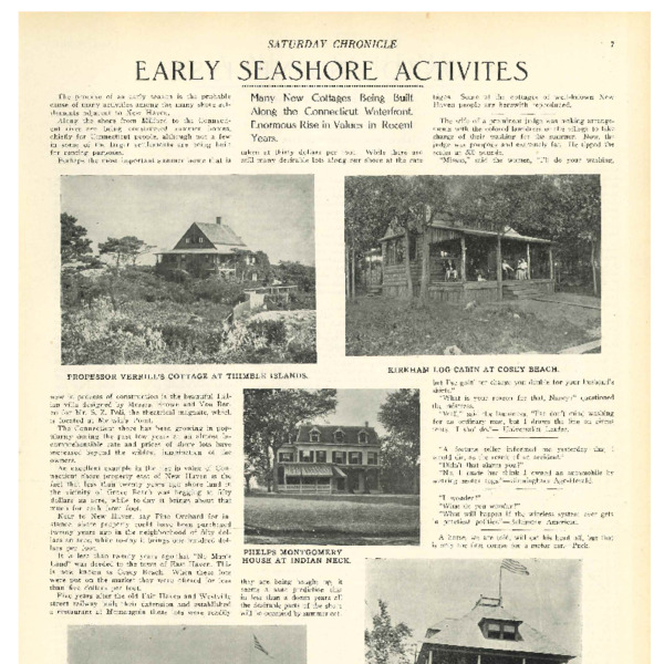 Early Seashore Activities