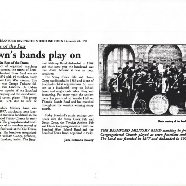 Pictures of the Past: Town Band