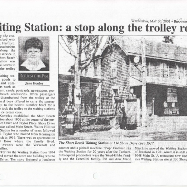 Pictures of the Past: Waiting Station