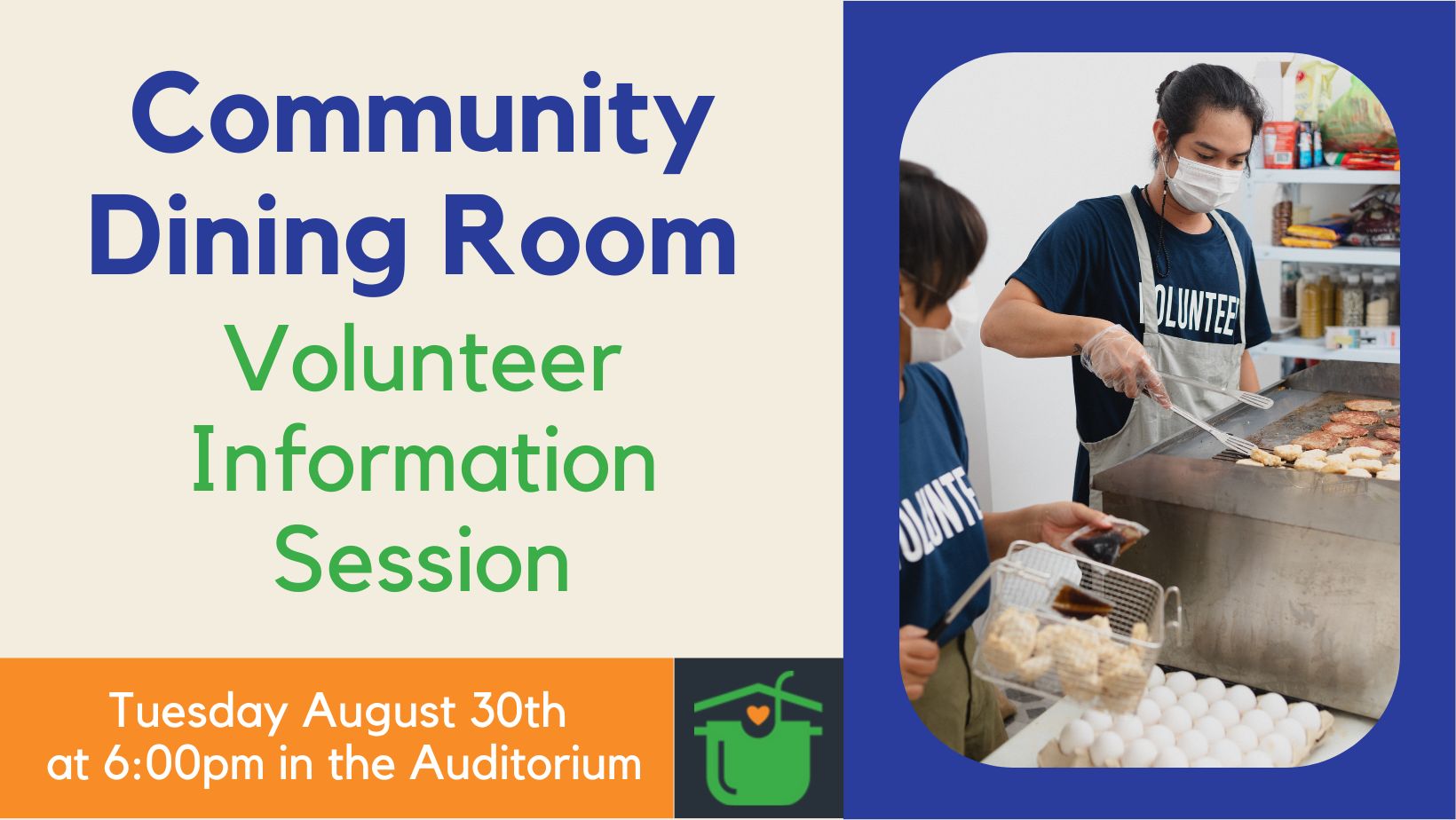 Community Dining Room Volunteer Information Session