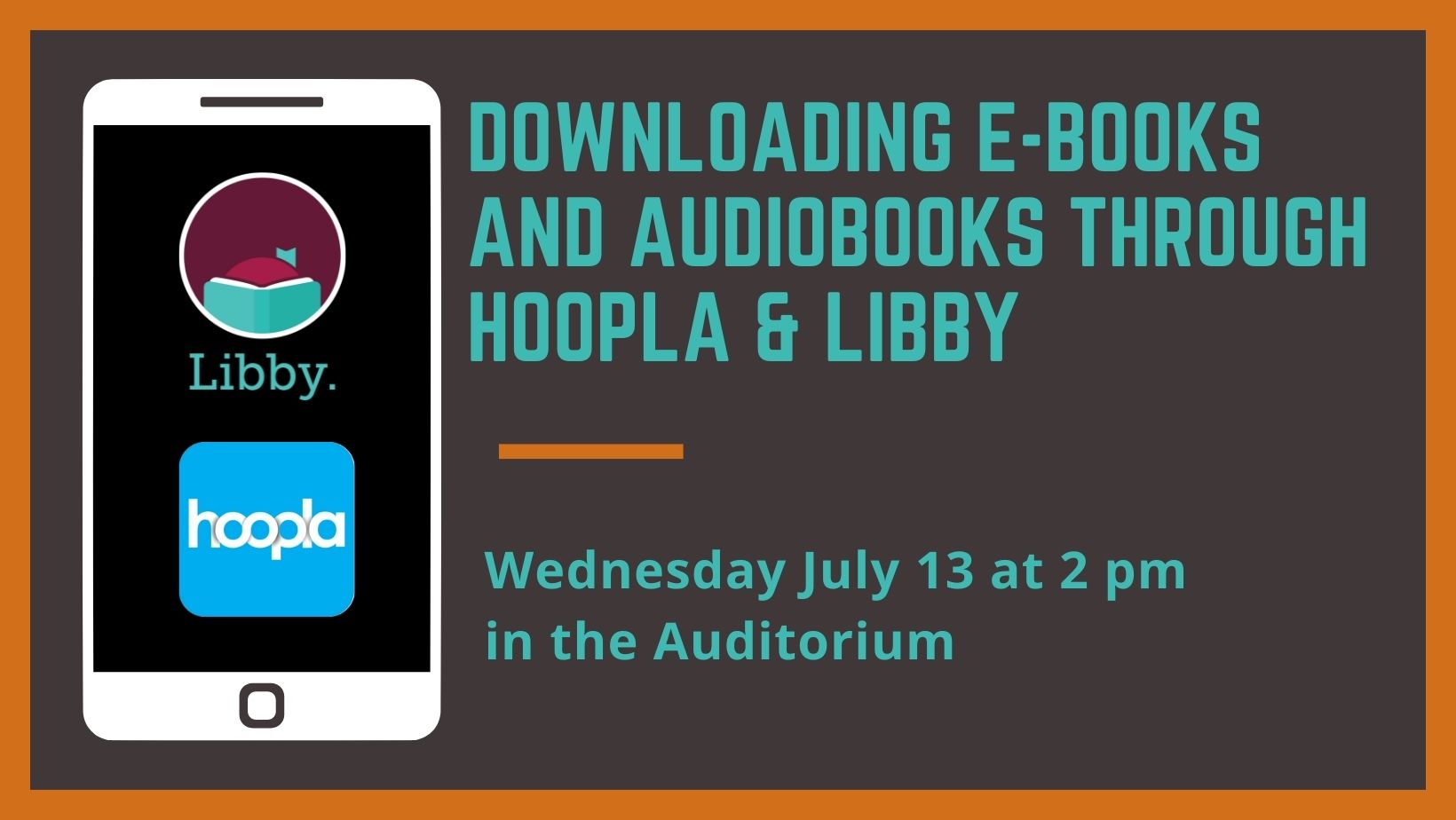 Downloading E-books and Audiobooks through Hoopla & Libby