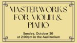 Masterworks for Violin & Piano