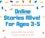 Online Stories Alive for Ages 3-5